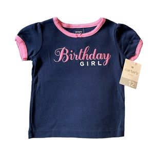 Carter’s Birthday Girl Tee NWT